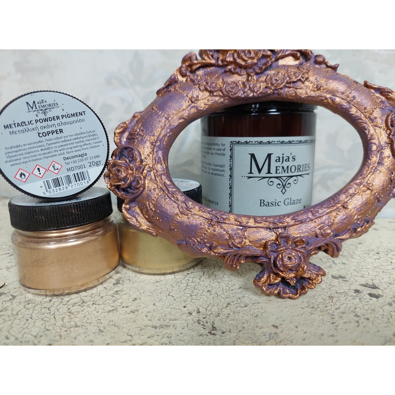 Μεταλλικό pigment σε σκόνη, Rich Gold, 20gr MD7004 5 Μεταλλικό pigment σε σκόνη, Rich Gold, 20gr MD7004 - Image 5