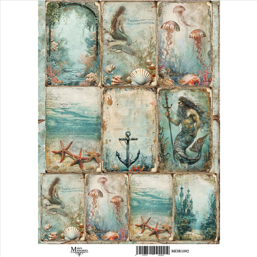 Ριζόχαρτο Maja’s Memories, 30x42cm, Sea Cards, MDR1092 1 Ριζόχαρτο Maja’s Memories, 30x42cm, Sea Cards, MDR1092