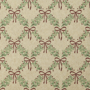 Χαρτοπετσέτα για decoupage, Χριστουγεννιάτικο μοτίβο με γκι 642201