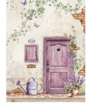 Ριζόχαρτο ντεκουπάζ Stamperia 21x29cm A4, Lavender, Door DFSA4886