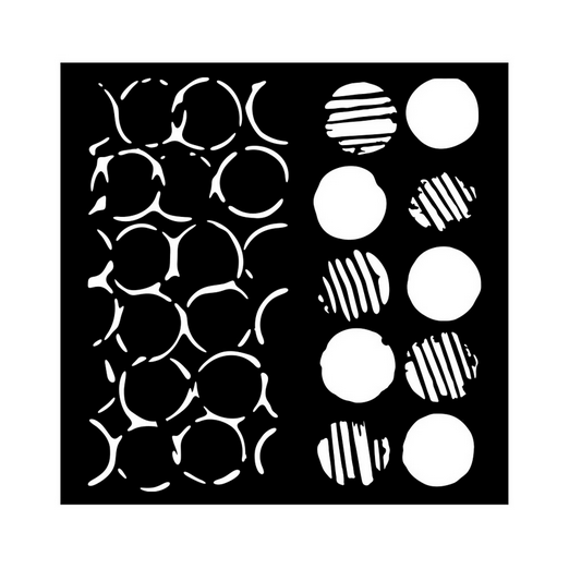 Thick Stencil 18x18cm, Stamperia, The Nutcracker, Bauble texture KSTDQ109 1 Thick Stencil 18x18cm, Stamperia, The Nutcracker, Bauble texture KSTDQ109
