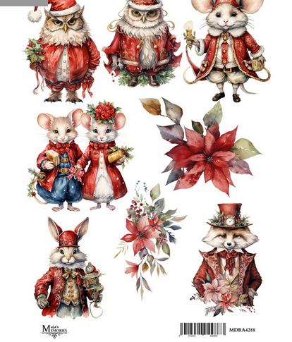 Ριζόχαρτο Maja’s Memories, 22.5x32cm, Φίλοι των Χριστουγέννων, MDRA4288 1 Ριζόχαρτο Maja’s Memories, 22.5x32cm, Φίλοι των Χριστουγέννων, MDRA4288