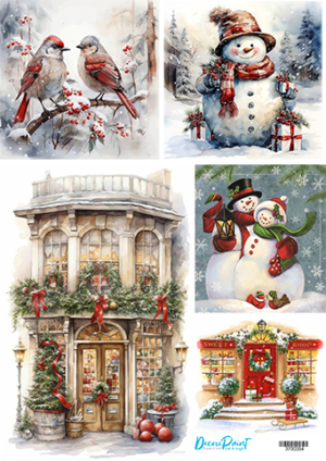 Ριζόχαρτο για Decoupage, 3700354 Χριστούγεννα