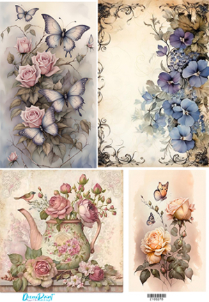 Ριζόχαρτο Α3 Λουλούδια