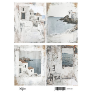 Ριζόχαρτο Maja’s Memories, 22.5x32cm, Νησιώτικα τοπία, MDRA4241