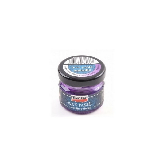 Πατίνα μεταλλική Wax paste Metallic 20ml Pentart, Purple 26682 1 Πατίνα μεταλλική Wax paste Metallic 20ml Pentart, Purple 26682