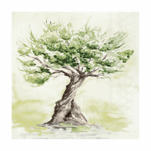 Χαρτοπετσέτα για decoupage, 1τεμ, Αιωνόβιο ελαιόδεντρο 13319435