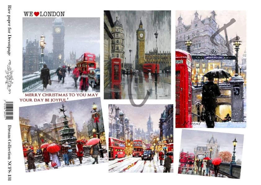 Ριζόχαρτο NCFS Dream collection για Decoupage Α4 1 Ριζόχαρτο NCFS Dream collection για Decoupage Α4