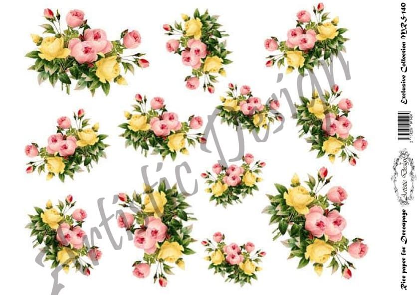 Ριζόχαρτο Artistic Design για Decoupage Α4 1 Ριζόχαρτο Artistic Design για Decoupage Α4