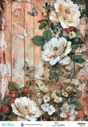 Ριζόχαρτο Α3 Λουλούδια