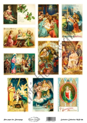 Ριζόχαρτο Artistic Design για Decoupage 30x42cm, Φάτνη