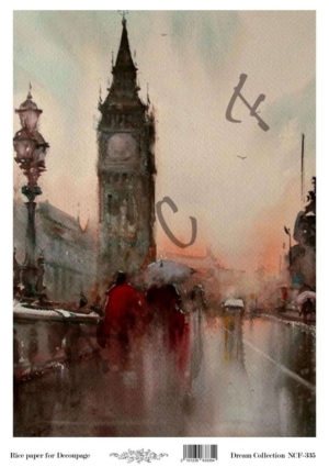 Ριζόχαρτο NCF για Decoupage 30x40cm, Dream collection Big Ben