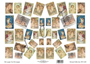 Ριζόχαρτο NCF Dream collection για Decoupage Α3