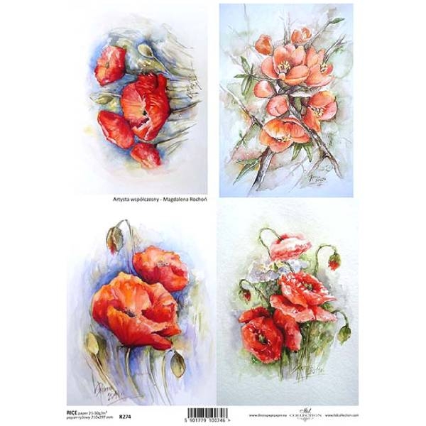 Ριζόχαρτο πασχαλινό ITD Collection, 21x29cm, 1 Ριζόχαρτο πασχαλινό ITD Collection, 21x29cm,