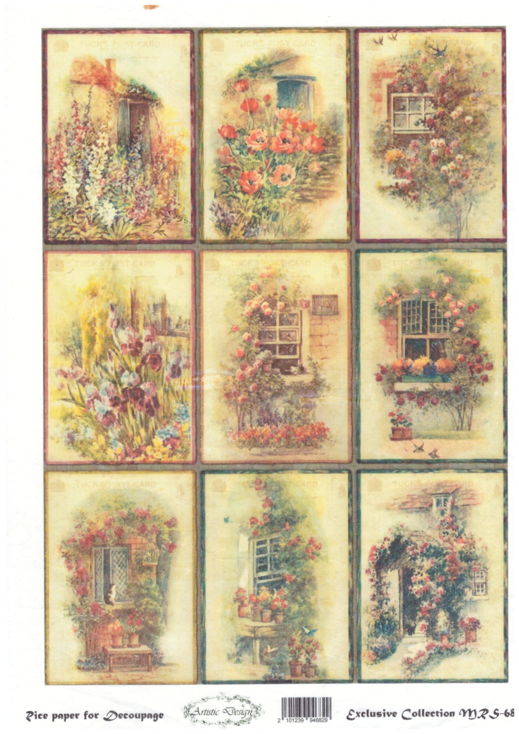 Ριζόχαρτο Artistic Design για Decoupage Α4 1 Ριζόχαρτο Artistic Design για Decoupage Α4