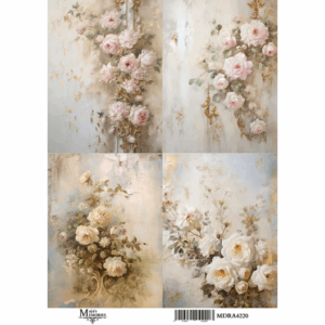 Ριζόχαρτο Maja’s Memories, 22.5x32cm, Σύνθεση με τριαντάφυλλα, MDRA4220